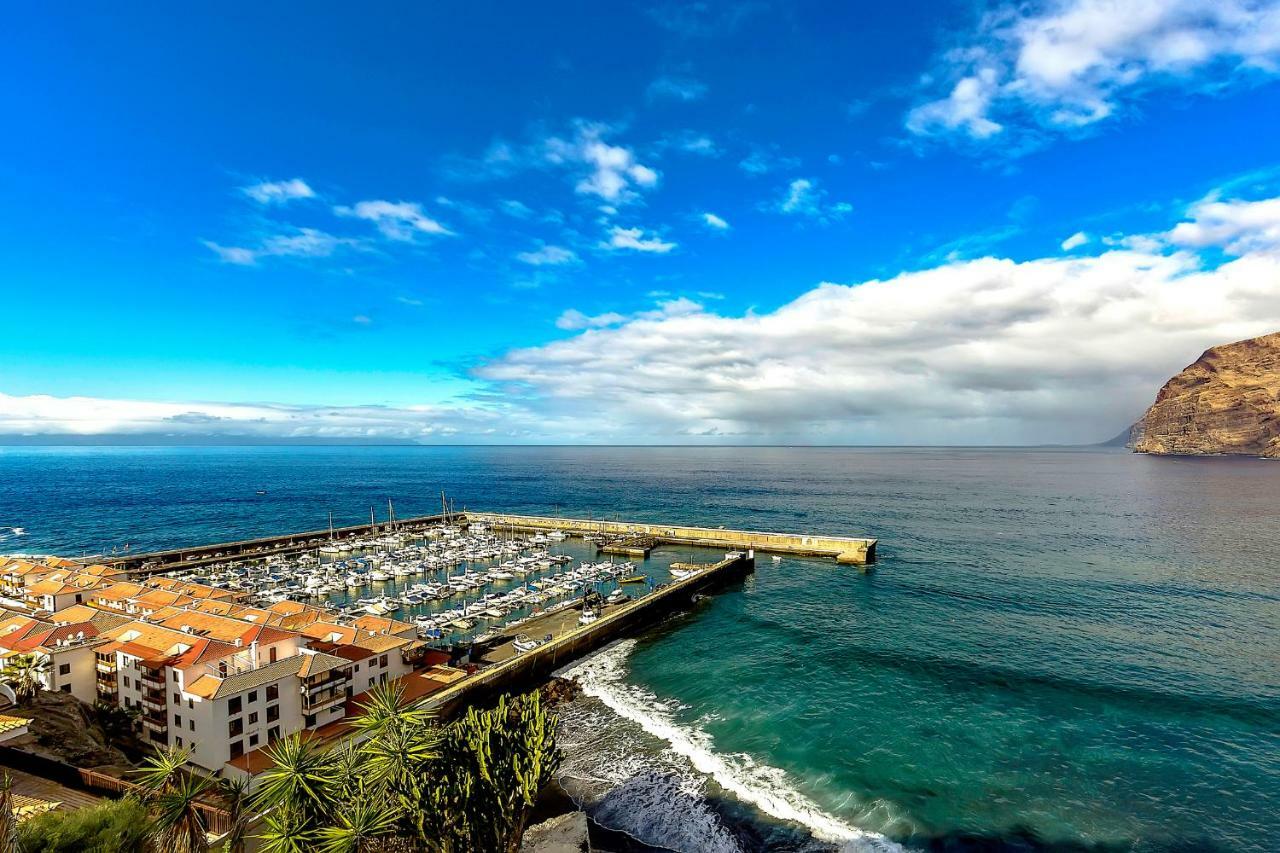 First Line Beach Front 2 Bedroom Apartment Los Gigantes Santiago Del Teide Luaran gambar